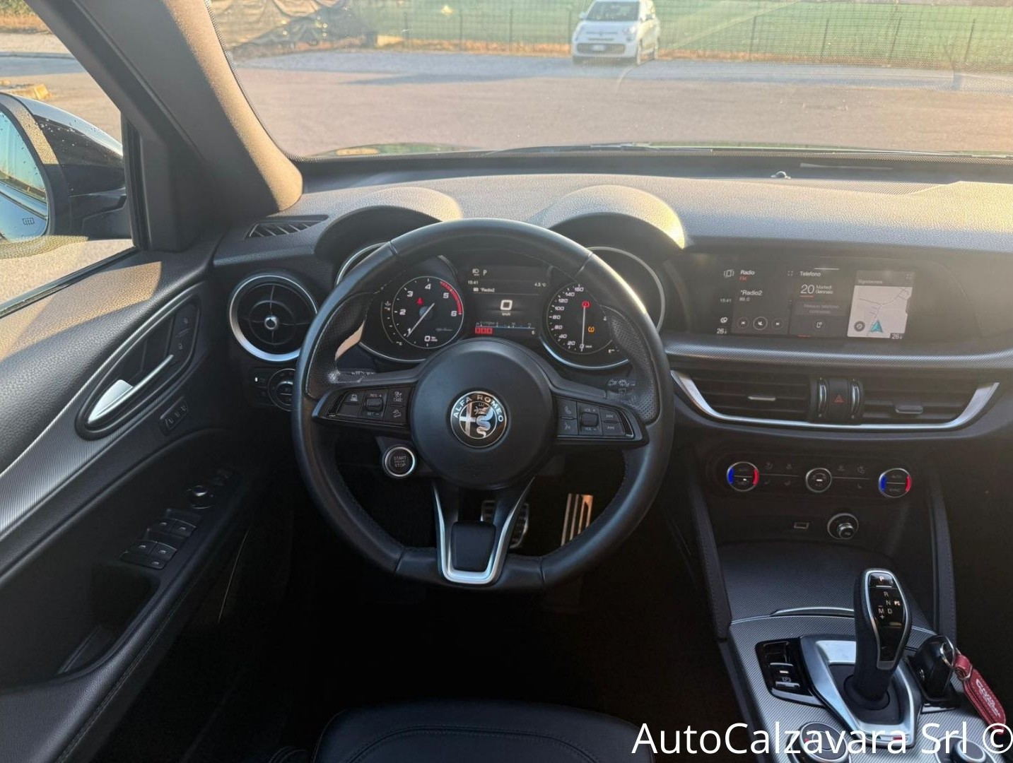 Alfa Romeo Stelvio 2.2 Turbodiesel 210 CV AT8 Q4 Veloce / NERO VULCANO / GR764BT
