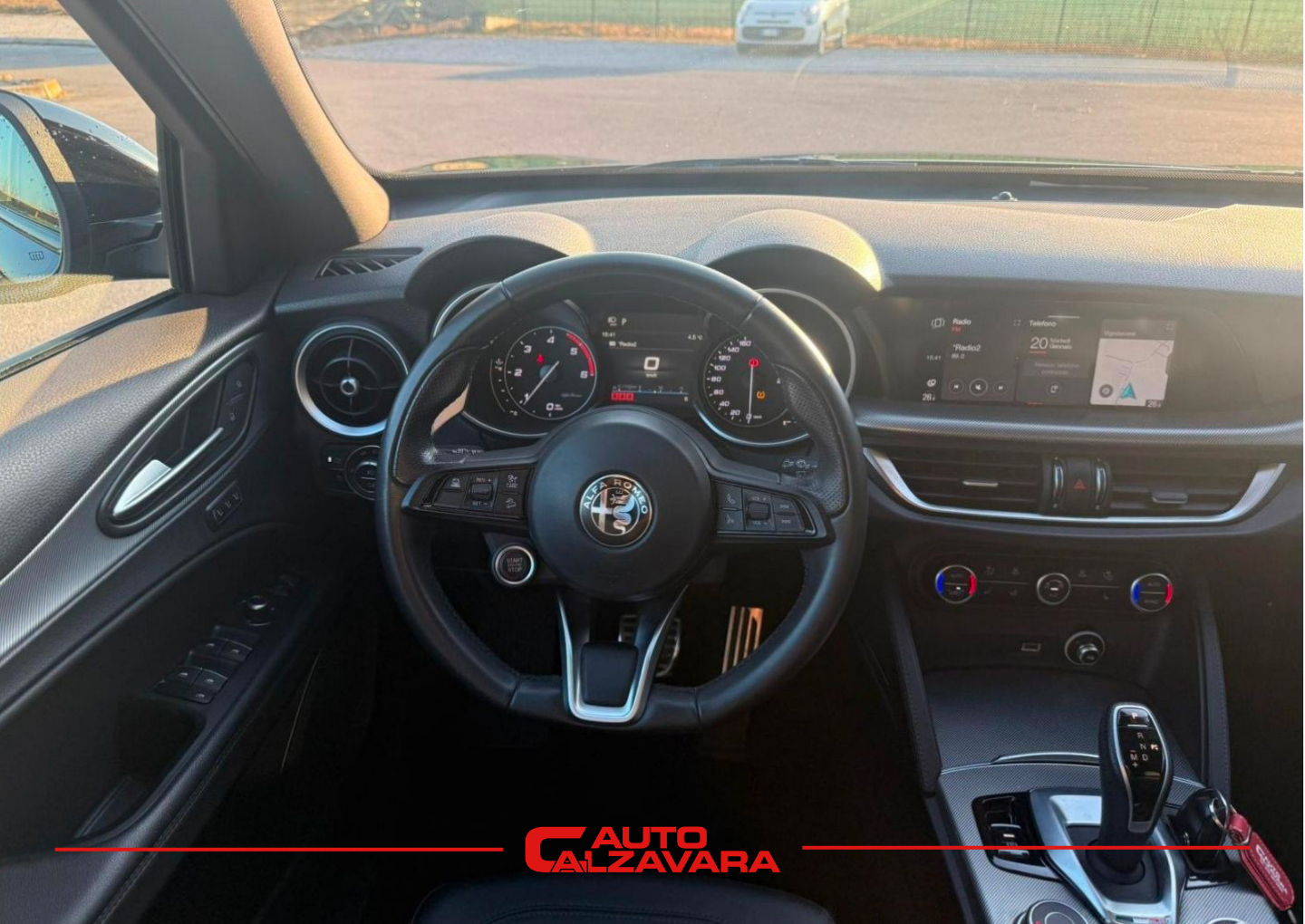 Alfa Romeo Stelvio 2.2 Turbodiesel 210 CV AT8 Q4 Veloce / NERO VULCANO / GR764BT