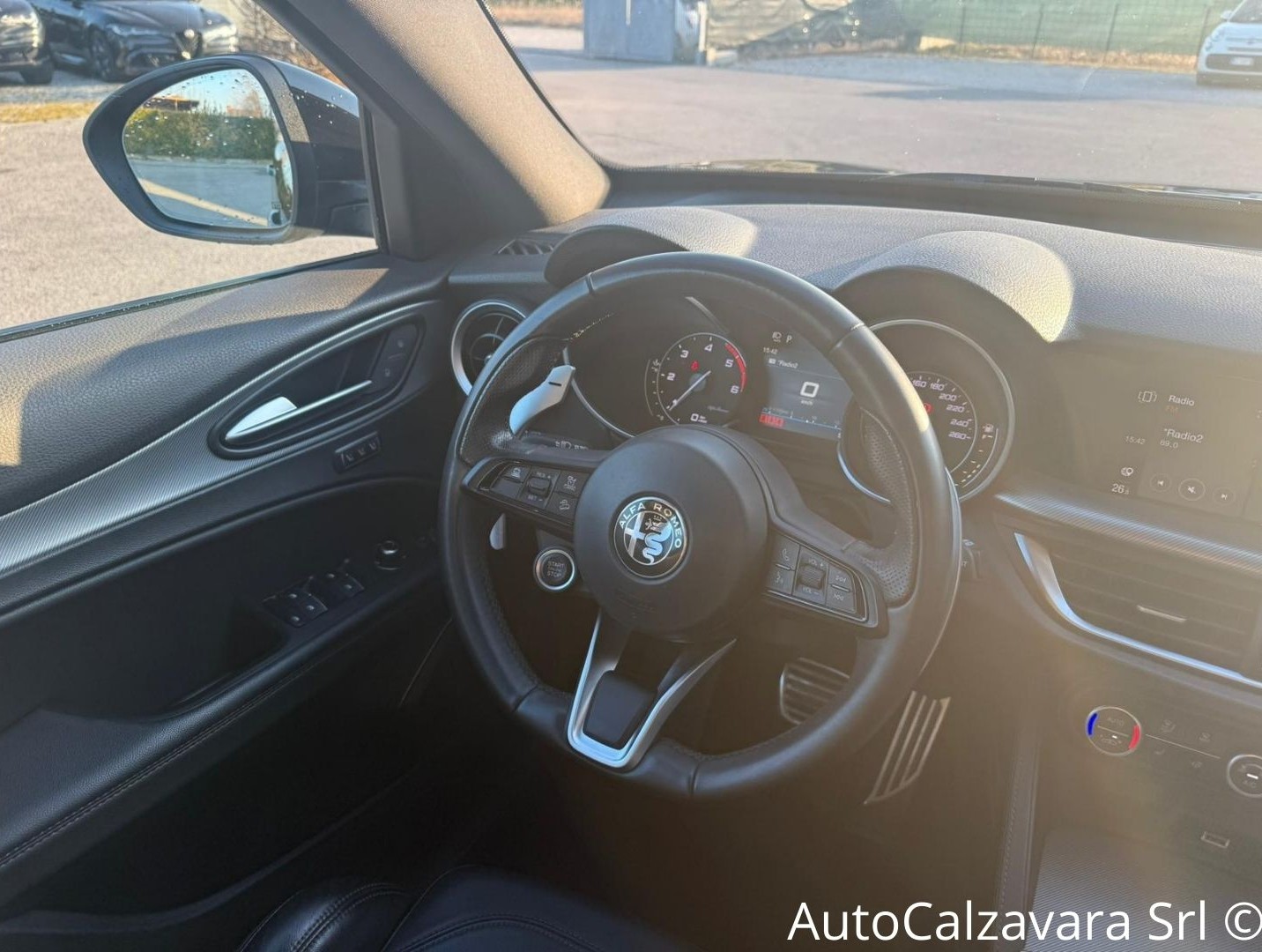 Alfa Romeo Stelvio 2.2 Turbodiesel 210 CV AT8 Q4 Veloce / NERO VULCANO / GR764BT