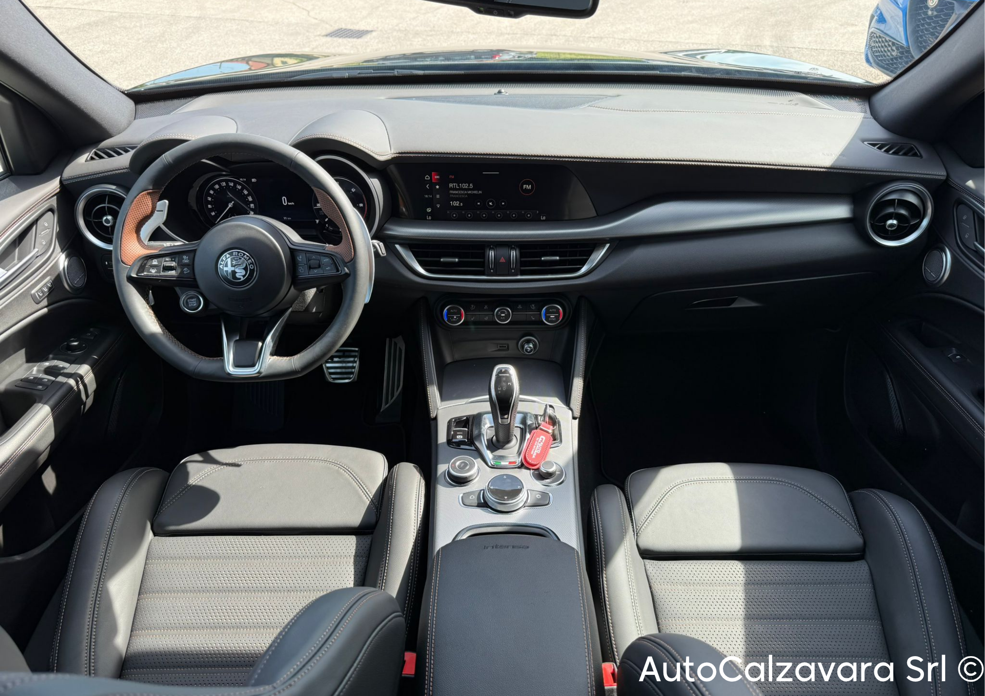 Alfa Romeo Stelvio 2.2 Turbodiesel 210 CV AT8 Q4 Intensa / NERO VULCANO / R7E03557