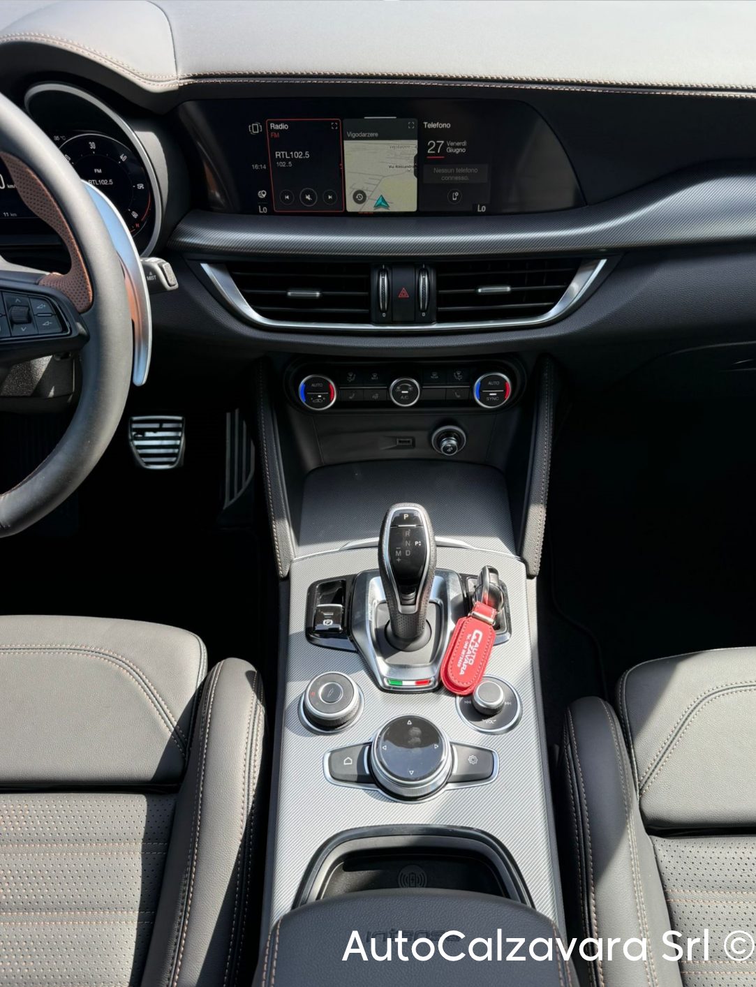 Alfa Romeo Stelvio 2.2 Turbodiesel 210 CV AT8 Q4 Intensa / NERO VULCANO / R7E03557